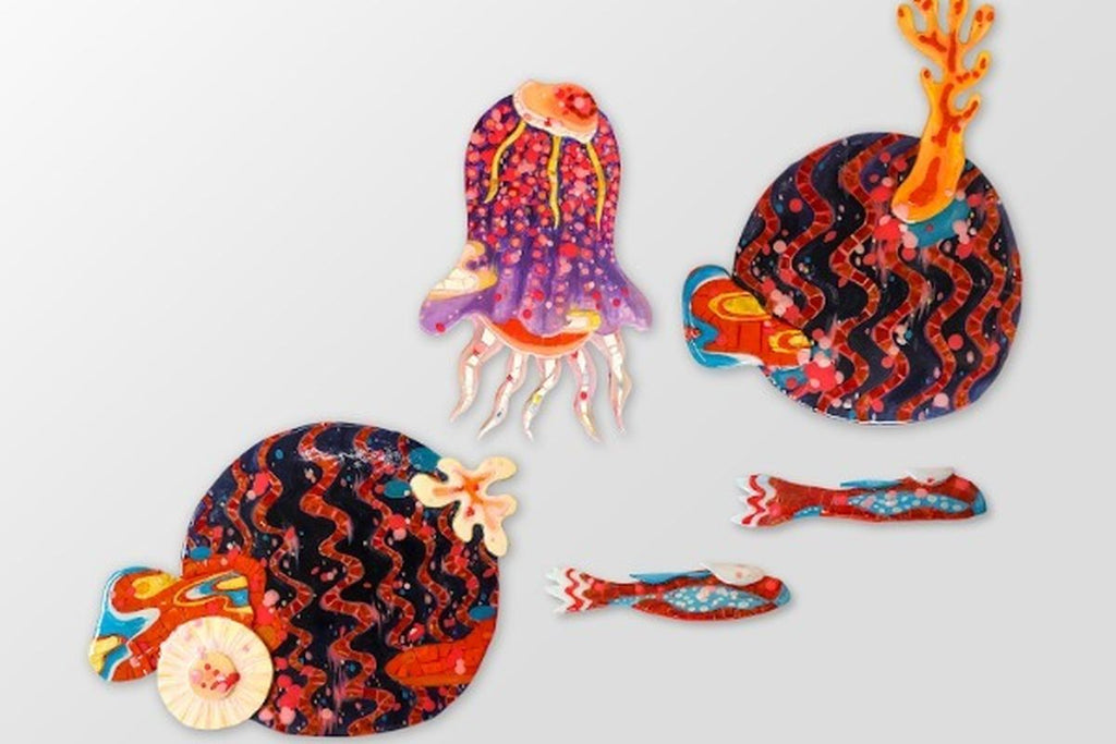 WINGS Peduli財団、アーティストと協力し、廃棄物をアート作品に変える