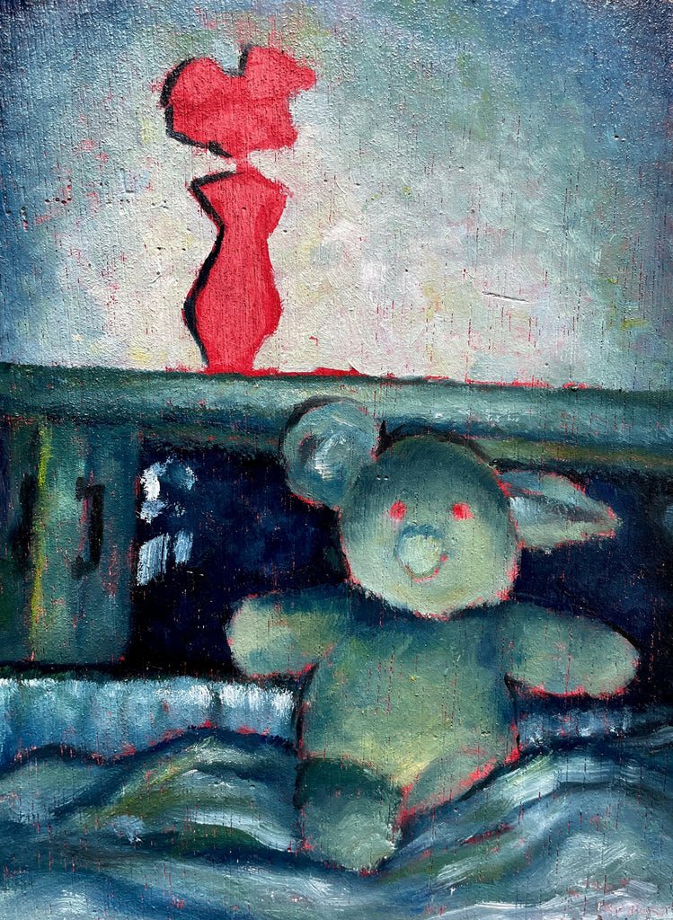 Big Ted and Vase