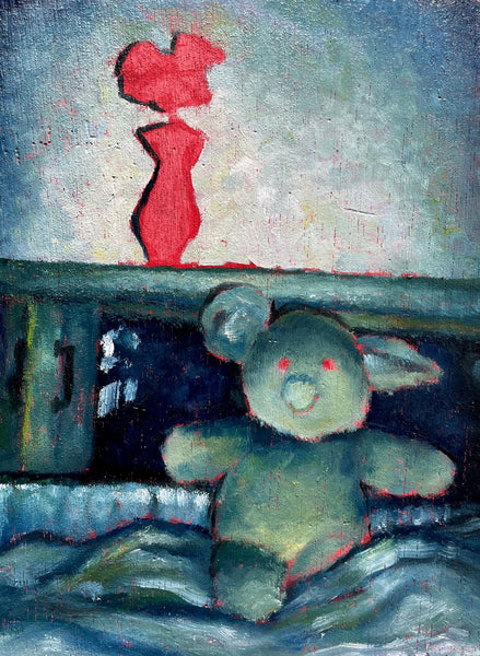 Big Ted and Vase