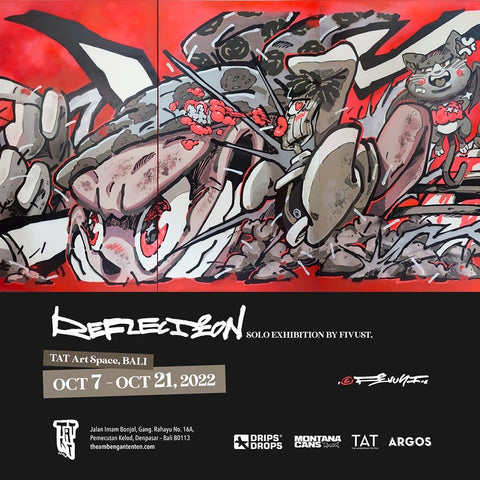 REFRECTION Solo Exhibition by Fivust