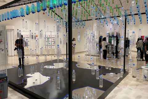 ジャカルタ住民が参加するリサイクルアート展